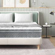 10/12/14 Inch Queen Size Mattress Hybrid Mattress,Fiberglass Free,Medium Feel,Motion Isolation,Certified Safe,Mattress in A Box