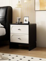 Luxury Minimalist Bedside Table – Nordic Nightstand Dresser with Drawers for Bedroom
