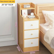 Wooden Bedside Table Multifunctional Storage Cabinet Drawer Style Storage Cabinet Easy To Assemble Bedside Table Simple Storage