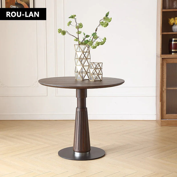 Round Mid-Century Modern Dining Table  Best Choice Products 31.5inSpace-Saving Dinette  Leisure Table for 2 to 4 Person