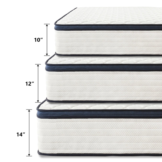 Queen Size Mattress Gel Memory Foam Hybrid Mattress , Pressure Relief, Medium Firm Comfort, Motion Isolation, Mattress in a box