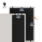 Grounding Mat For Bed Grounding Pad Mattress Cover While Sleeping Twin Size Conductive Carbon Coated Vegan Leather Mattress Pad